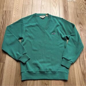 Vintage The Fox V-Neck Pullover Sweater 80s/90s